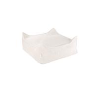 Pouf Enfant Ottoman Carré - Coussin De Sol Déhoussable En Velours Côtelé Marshmallow TU