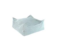 Pouf Enfant Ottoman Carré - Coussin De Sol Déhoussable En Velours Côtelé Peppermint Green TU