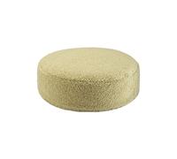 Pouf Enfant Ottoman Rond - Coussin De Sol Déhoussable En Teddy Matcha TU
