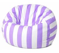 Pouf enfant Sac de rangement - 96,5 cm - 100 % coton - Avec poignée de transport - Violet