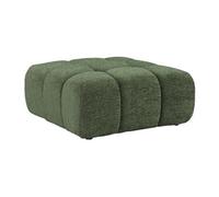 Vente-unique - Pouf en Tissu chiné Vert FACIVIL