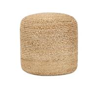 Pouf fait à la main 40 x 45 cm Jute - VidaXL