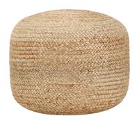 Pouf fait à la main 40 x 45 cm Jute - VidaXL