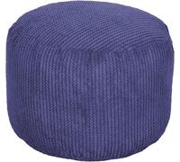 Pouf Famanu avec repose-pieds, couleur lilas - Soutien ergonomique pour votre intérieur