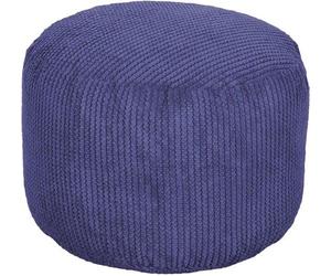 Pouf Famanu avec repose-pieds, couleur lilas - Soutien ergonomique pour votre intérieur