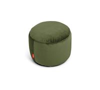 Pouf Fatboy Point en Velours Recyclé Vert Foncé