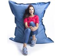 Pouf Géant Bleu Canard - LiveDeco® - BiG52 - Intérieur/Extérieur - Adulte