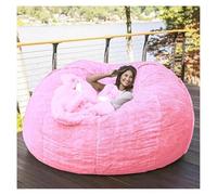 Pouf geant Chambre Classique en Fausse Fourrure, Poufs Poire Adulte XXL de Salon Intérieur et extérieur, Salon, Balcon, Jardin, Sac de Haricots (sans Remplissage)