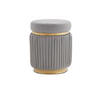Pouf haut de gamme gris - Harmonie