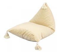 Velinda Pouf Fauteuil Sac de siège Coussin Coussin de siège pour Enfants (Couleur: Cappuccino)