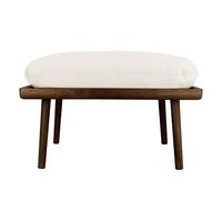 Pouf Lounge Around Shuffle Chêne foncé/Sable Blanc