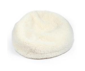 Pouf medium polyester et fausse fourrure collection SOFT ANIMALS mouton avec garnissage