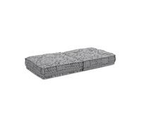 Pouf modulable Gris clair 70x70x36 en tissu