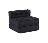 Pouf modulaire anthracite 70x70x54 tissu
