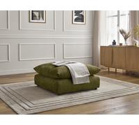 Pouf NEIL tissu texturé vert BOBOCHIC Vert