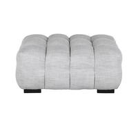 Pouf nuage gris clair chiné 100x43x77cm Gris