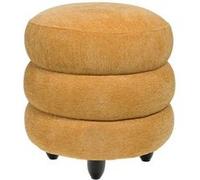 Pouf nuage jaune grand modèle - Amadeus - Jaune - Tissu Jaune G