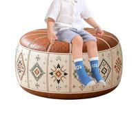 Pouf ottoman multi- , non rembourré marocain, imperméable | Pouf ottoman multifonction avec rangement, robuste pour la maison, le salon, la chambre, la terrasse