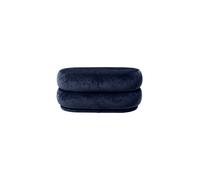 Pouf Oval Faded Velvet Tabouret Moyen Ferm Living Ocean - 5704723031086
