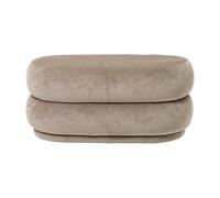 Pouf ovale à 2 niveaux WxHxD 87x45x47.5cm