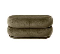 Pouf ovale à 2 niveaux WxHxD 87x45x47.5cm