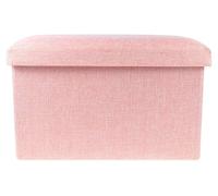 Pouf pliable avec rangement pour jouets, idéal pour le salon ou la chambre