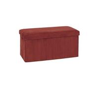 Atmosphera – Pouf pliant Arum Ambre 76 x 38 cm