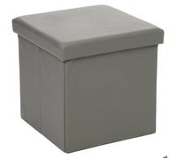 Atmosphera - Pouf Pliant Gris