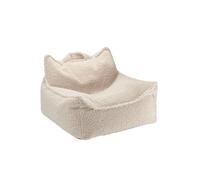 Pouf Poire Chambre Enfant - Fauteuil Comfortable En Teddy Biscuit TU