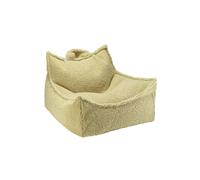 Pouf Poire Chambre Enfant - Fauteuil Comfortable En Teddy Matcha TU