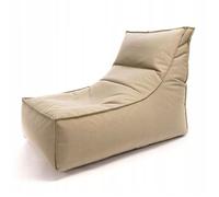 Pouf Poire Ecopuf Leone Atlanta - Fauteuil, Canapé, Coussin de Sol, Pouf d'intérieur/extérieur - Nature