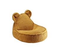 Pouf Poire Ours Chambre Enfant - Fauteuil Comfortable En Teddy Maple TU