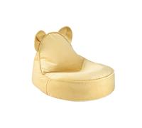 Teddy pouf enfant velours caramel salé Wigiwama - 4751030597379
