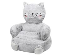 Pouf pour la chambre d'enfant en forme de chat, 45 x 45 cm