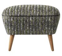 Pouf Puff Tabouret de pied Tabouret rembourré Ottoman Tissu Gris Assise