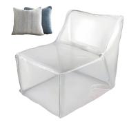 Pouf rangement peluche - Fauteuil à remplir, rangement peluches vêtements Cuneary