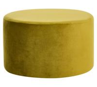 Pouf Repose-Pieds Moderne en Velours Rond Salon Chambre Bureau Vert Olive Millen