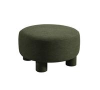 Pouf. repose-pieds pour canapé Zenio tissu kaki - Zenio