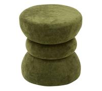 Pouf Ritem rond D.36cm vert - Atmosphera Créateur d'intérieur