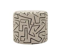 Pouf Nairobi Ø 44 cm avec motif spécial