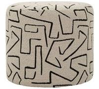 Pouf Nairobi Ø 44 cm avec motif spécial