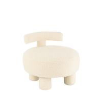 Pouf rond avec dossier Bou lanc