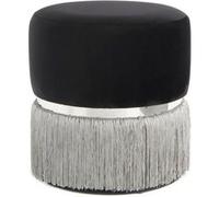 Paris prix Pouf rond moderne - Noir