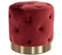 Paris prix Pouf rond velours - Bordeaux