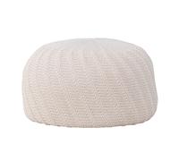 Paris prix Pouf rond design - Écru