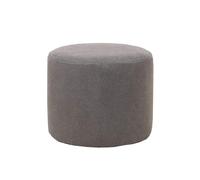 Pouf rond - Petit repose-pieds rembourré avec base antidérapante - Lavable - Pour salon, chambre à coucher, salle de bain, entrée