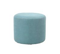 Pouf rond - Petit repose-pieds rembourré avec base antidérapante - Lavable - Pour salon, chambre à coucher, salle de bain, entrée