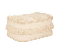 Pouf Sea View - Coton recy eige - Atmosphera créateur d'intérieur