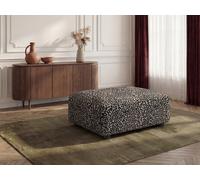 Pouf SIDONIE motif léopard BOBOCHIC Taupe