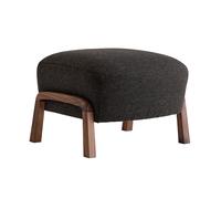Pouf structure noyer Wulff ATD3 WxHxD 58x39x53cm/with felt gliders